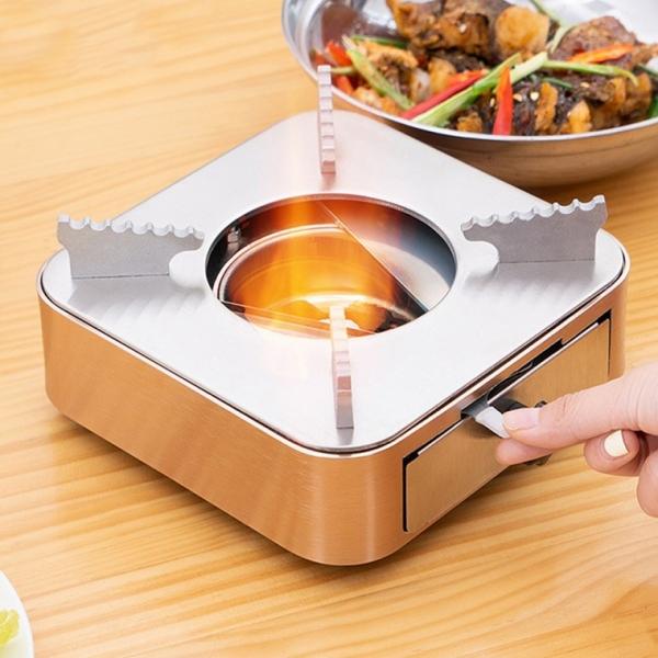 고체연료 스토브 캠핑 차박 취사용품 미니버너 연료버너 사각버너 템