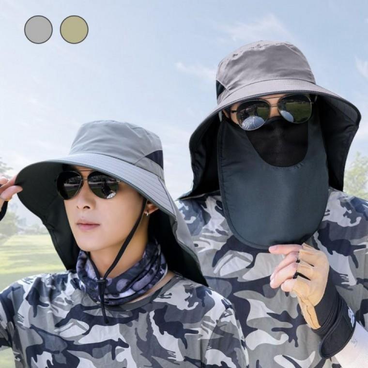 썬캡 농사 햇빛차단 작업 여름모자 등산모자 뒷목 모자 여름 얼굴햇빛가리개 등산썬바이저