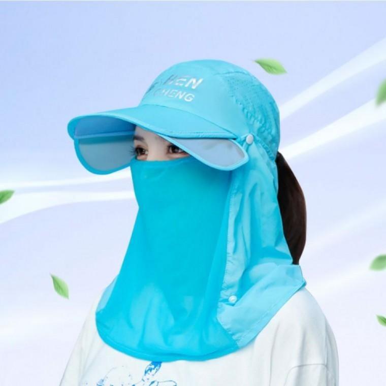 햇빛차단모자 등산 날개모자 얼굴 농사 벙거지 여성골프모자 선캡 마스크 여름 농사모자 햇빛차단