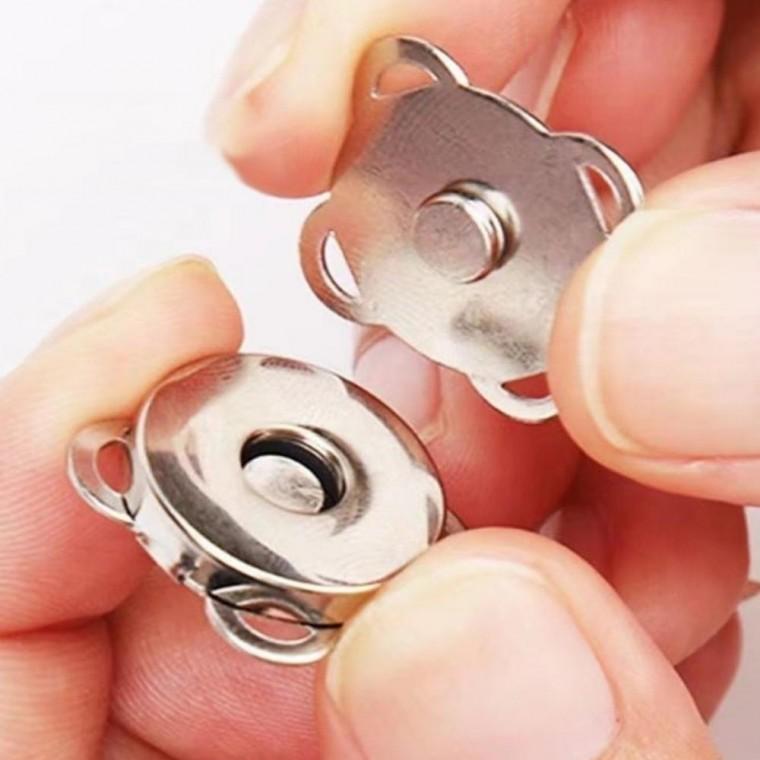 키밍 똑딱이 자석단추 20p 가방부자재 가방단추 18mm 코트단추 스냅단추 코트똑딱이단추