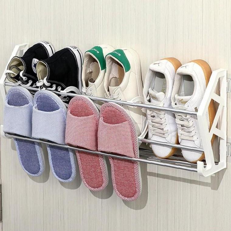 무타공 슈즈랙 활용 실내화받침대 신발정리대 슬리퍼후크
