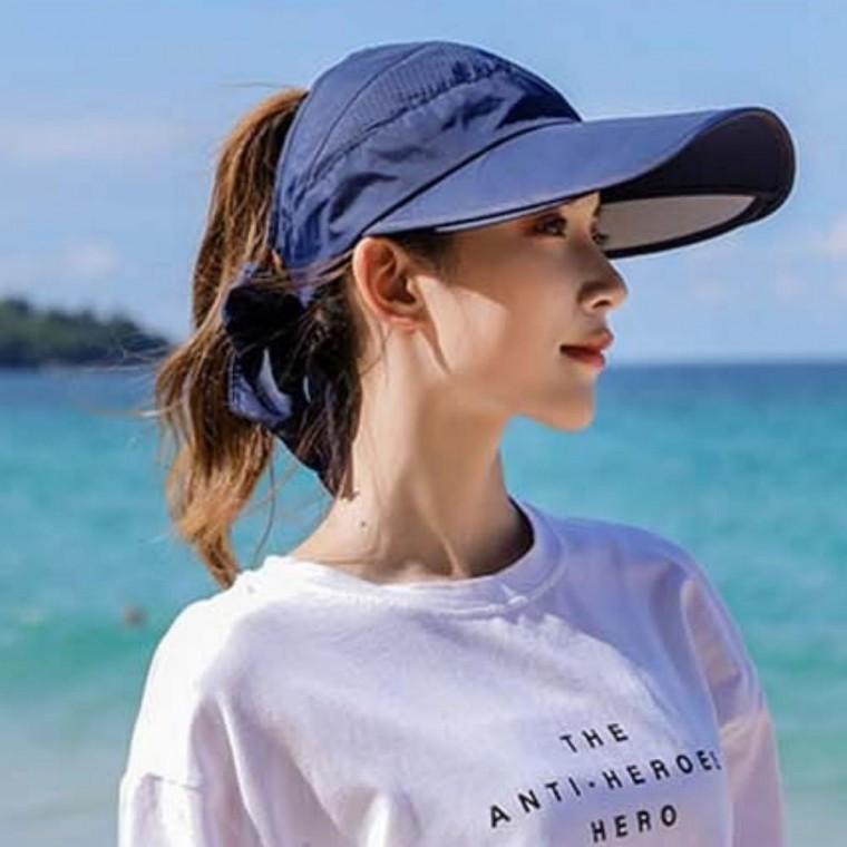 날개 썬캡 자외선모자 여름챙모자