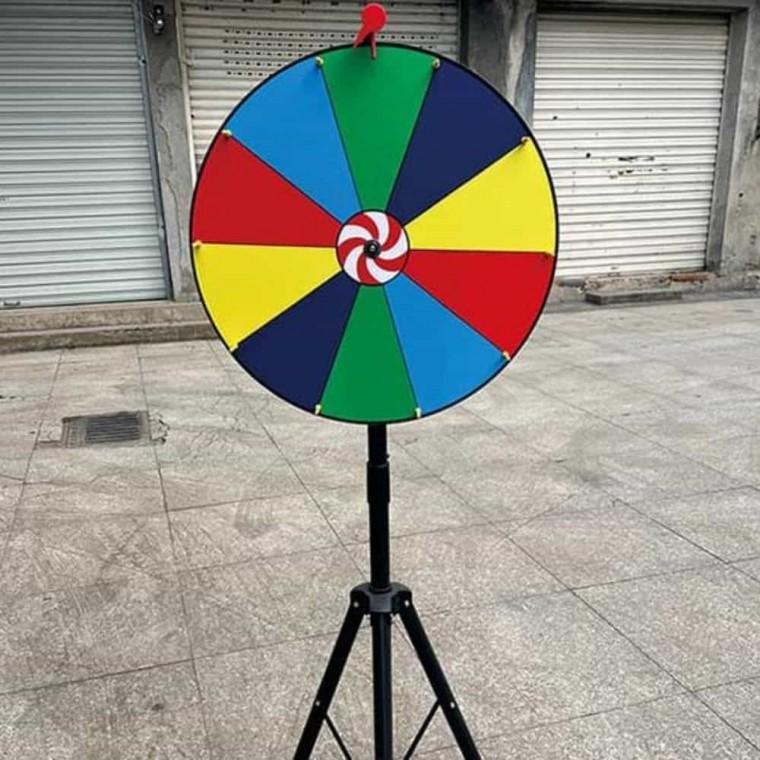 룰렛판 60cm 벌칙룰렛 돌림판게임 추첨기