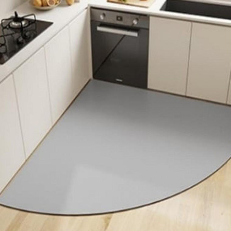 규조토 미끄럼방지 코너 발매트 주방용 120x120cm 모서리발매트 주방바닥매트 주방코너발매트
