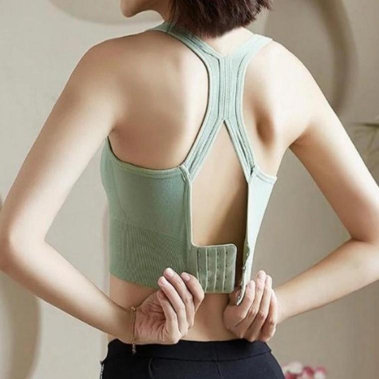 여성 노와이어 스포츠브라 런닝 브라탑 4컬러 편안한 착용감 여성브라탑 요가탑브라 운동복브라탑