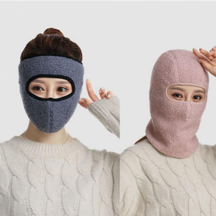 방한 안면 마스크 겨울마스크 극세사마스크