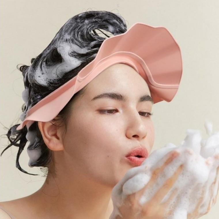 성인용 방수 목욕 샤워캡 탄력 모자 샤워 보조 용품 환자머리감기 성인샴푸캡 성인용샤워캡