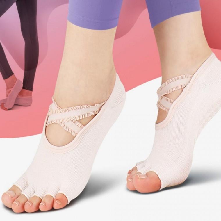 요가양말 리본 필라 필라테스미끄럼방지 필라테스맨발