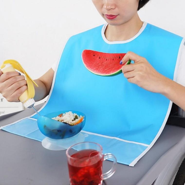 키밍 방수 노인용 간병 턱받이 앞치마 간병용품 65CM 성인턱받이 환자용앞치마 환자용턱받이