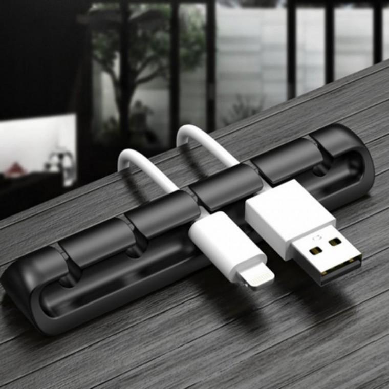 컴퓨터 선 정리 케이블 홀더 USB 책상 정리함 이어폰선정리홀더 전선정리홀더 케이블홀더