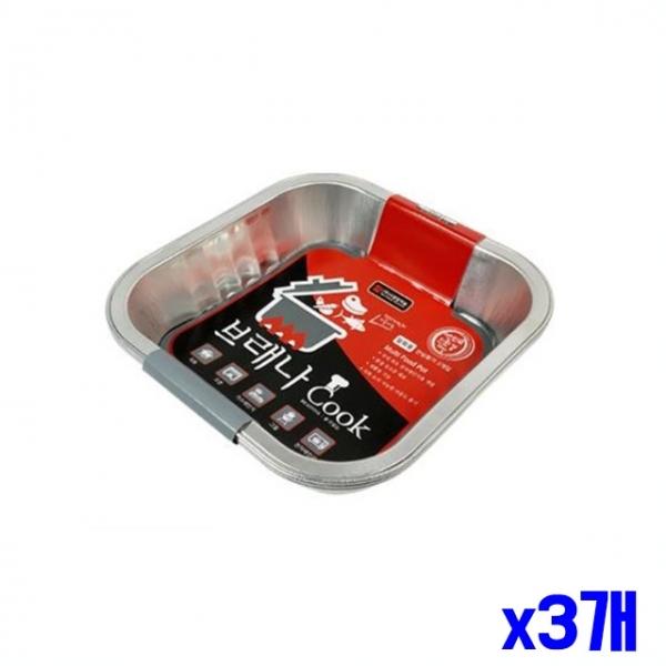 일회용 사각 멀티냄비 1500ml 3개입 x3개 일회용캠핑