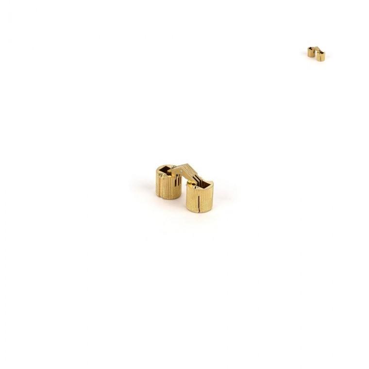 신주 숨은경첩 금색 10mm 1P 가구경첩 가구미니경첩 도어경첩