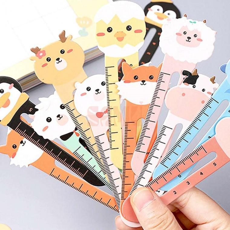 책갈피 겸용 자 북홀더 문구용자