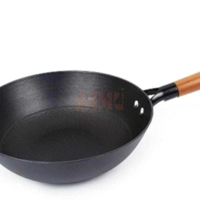 무쇠 주물 궁중팬 24cm 주물궁중팬 가정용튀김팬