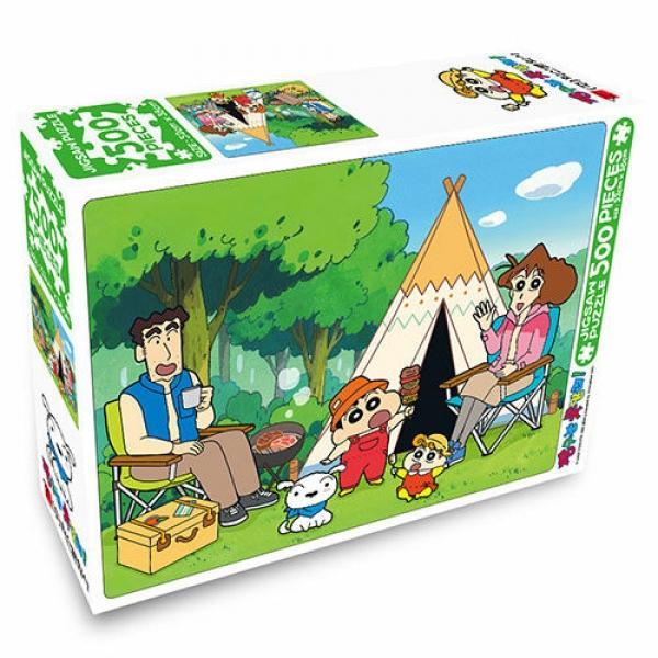 학산문화사 15000 직소퍼즐 500피스 짱구는못말려 캠핑