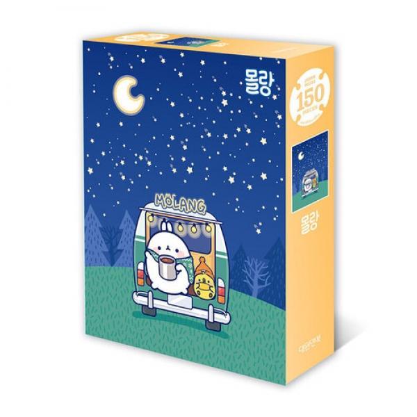대원씨아이 8000 직소퍼즐 150피스 몰랑이 별빛캠핑