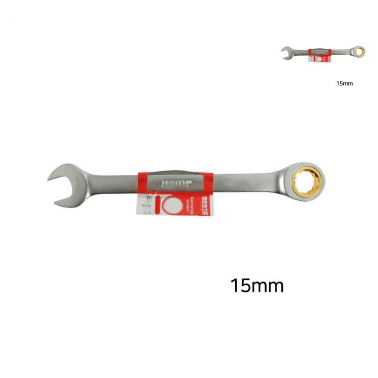 기어 라쳇 렌치 B-GW-15 15mm 라쳇렌치 가정용수공구 라쳇스패너