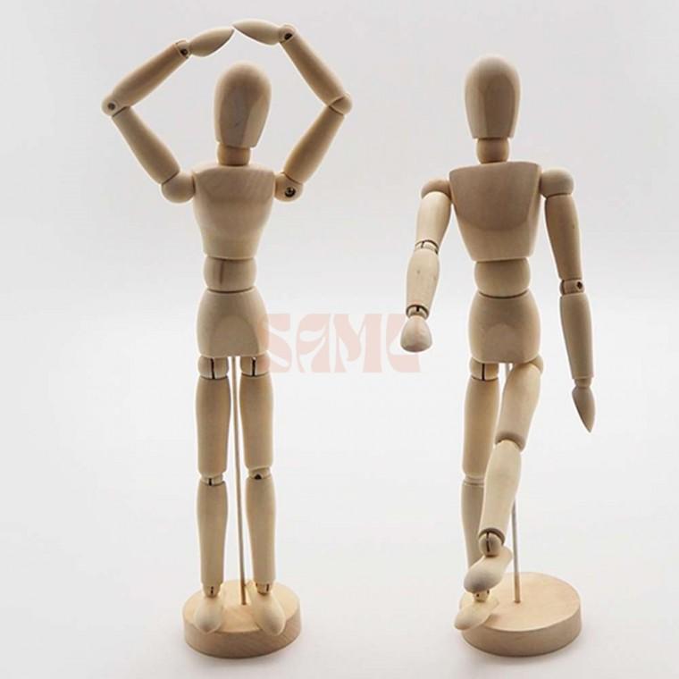 목각인형 디일한관절 인테리어소품