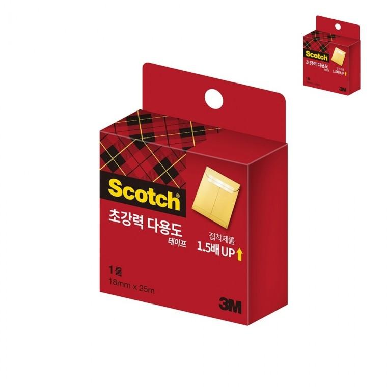 초강력테이프 리필 18mmx25M 고등학생투명테이프 문구용테이프 선물포장테이프