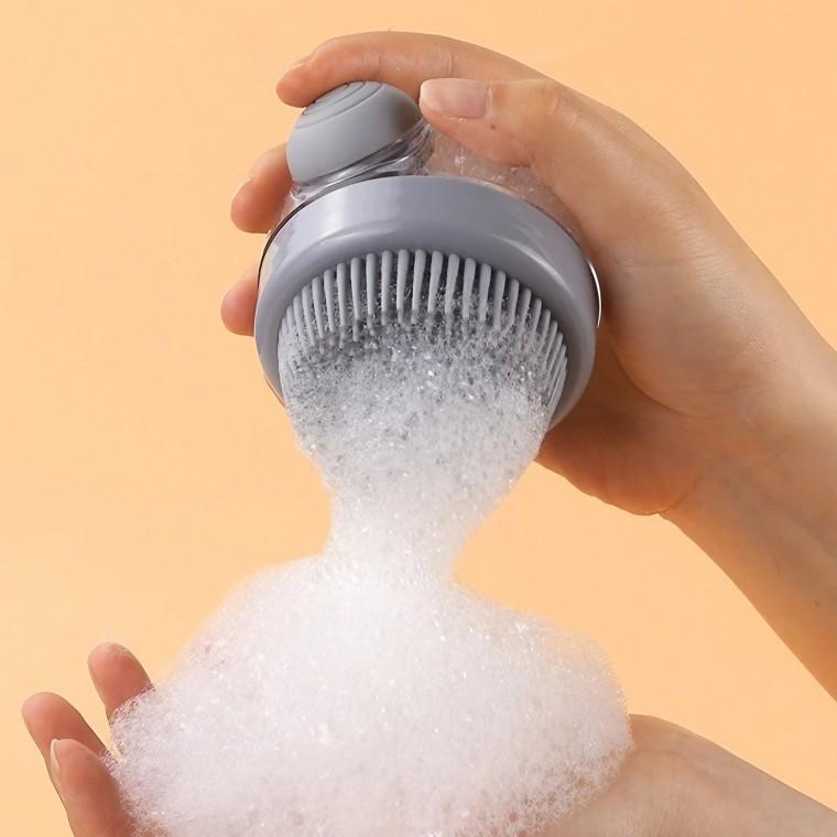 샴푸 넣는 샴푸브러쉬 두피 마사지 헤어 빗 브러쉬