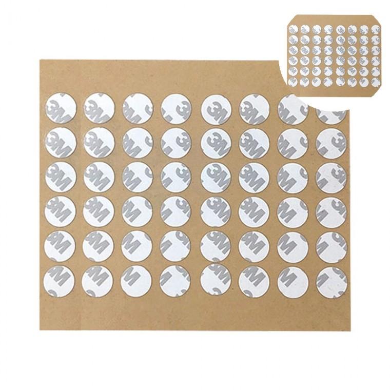 원형 양면테이프 15mm 48개입 유리부착양면테이프 양면접착테이프 양면테이프스티커