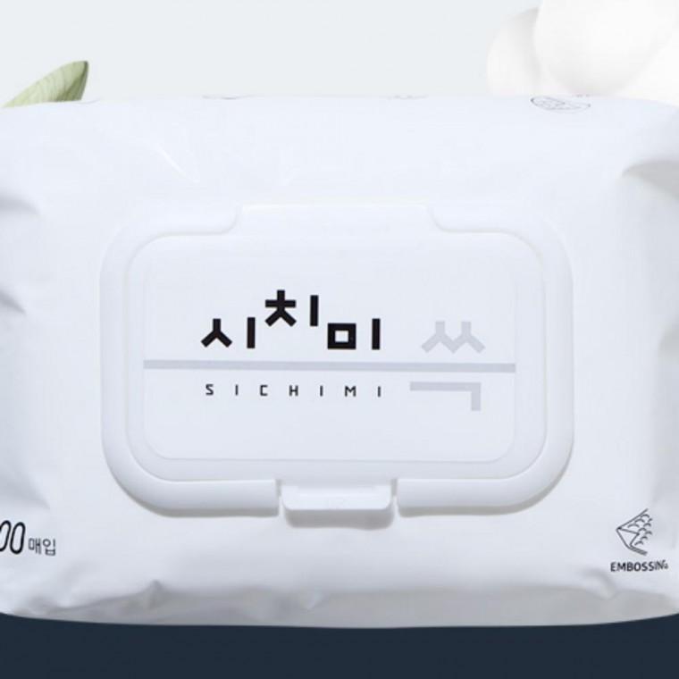 물티슈 100매 10팩 대용 아기물티슈 두꺼운물티슈