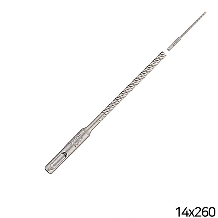 햄머드릴14x260mm 함마드릴비트 콘크리트구멍뚫기날 벽구멍뚫는쇠