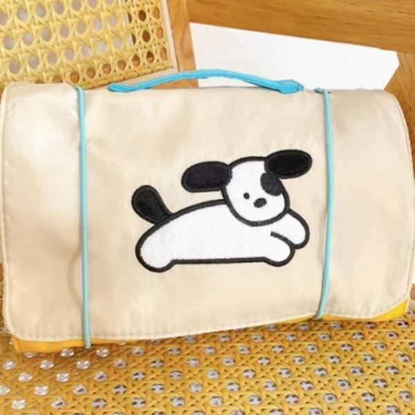 메쉬 러닝 화장품 파우치 여행용 퍼피 대용량 귀여운