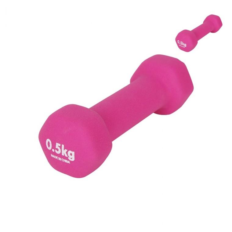 아령 0.5Kg 핑크 홈트아령 헬스장등운동기구 아령덤벨