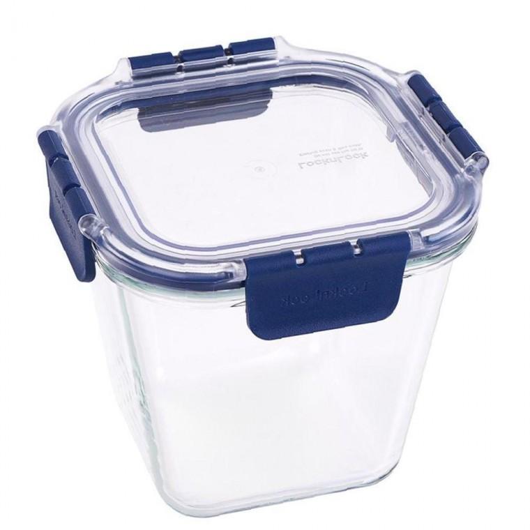 내열 유리 간편 밀폐 직사각 냉동 밥 보관 용기 950ml