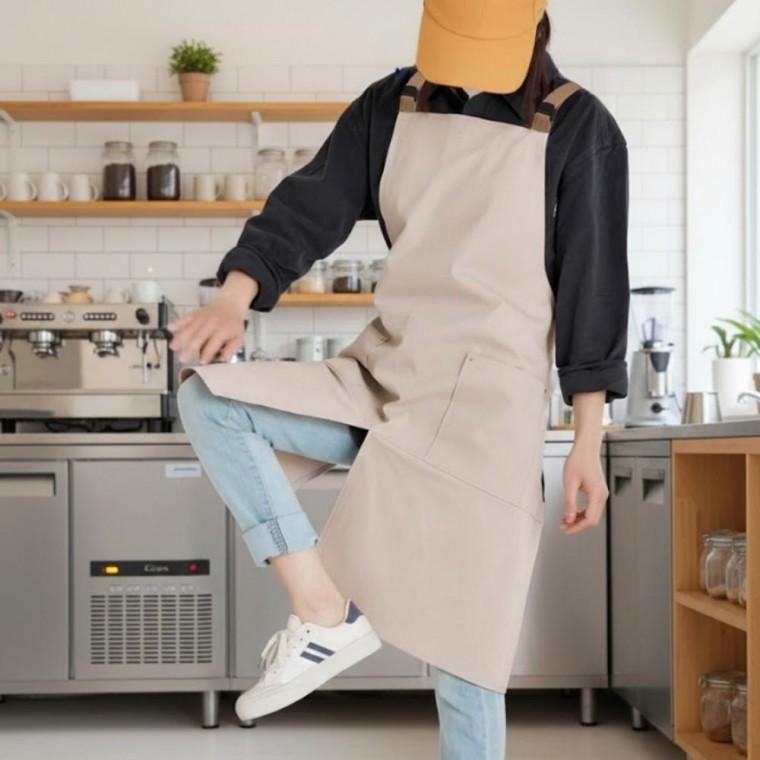 앞트임앞치마 미용앞치마 미용실방수앞치마