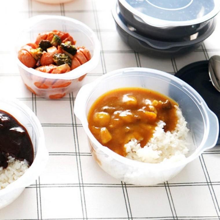 쿡앤밥 4p 냉동밥 보관용기 냉동밥보관용기 전자레인지용기