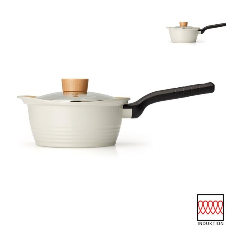인덕션 세라믹냄비 편수 18cm 코팅냄비 세라믹코팅냄비 인덕션겸용냄비