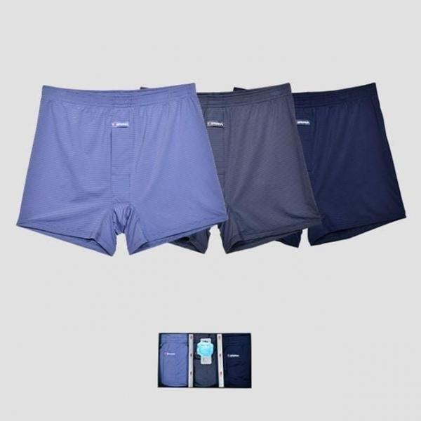 남성 사각 속옷 트렁크 속건 입체 언더웨어 팬티 3매입