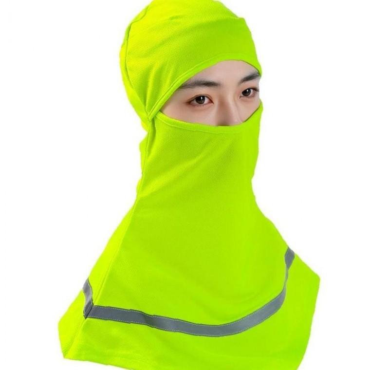 알찬 반사띠 안전 바라클라바 형광색 라이딩 마스크