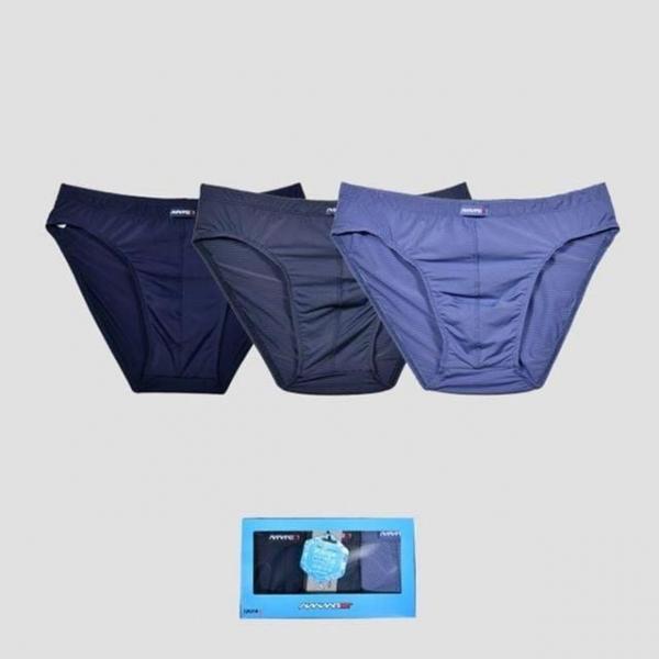 부드러운 착용감 남성 속건 속옷 삼각 팬티 3매입