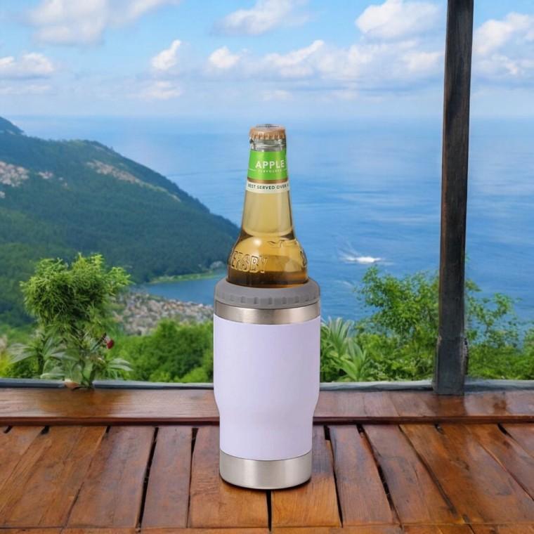 쿨하게 보냉 맥주병 캔쿨러(420ml) (스카이)