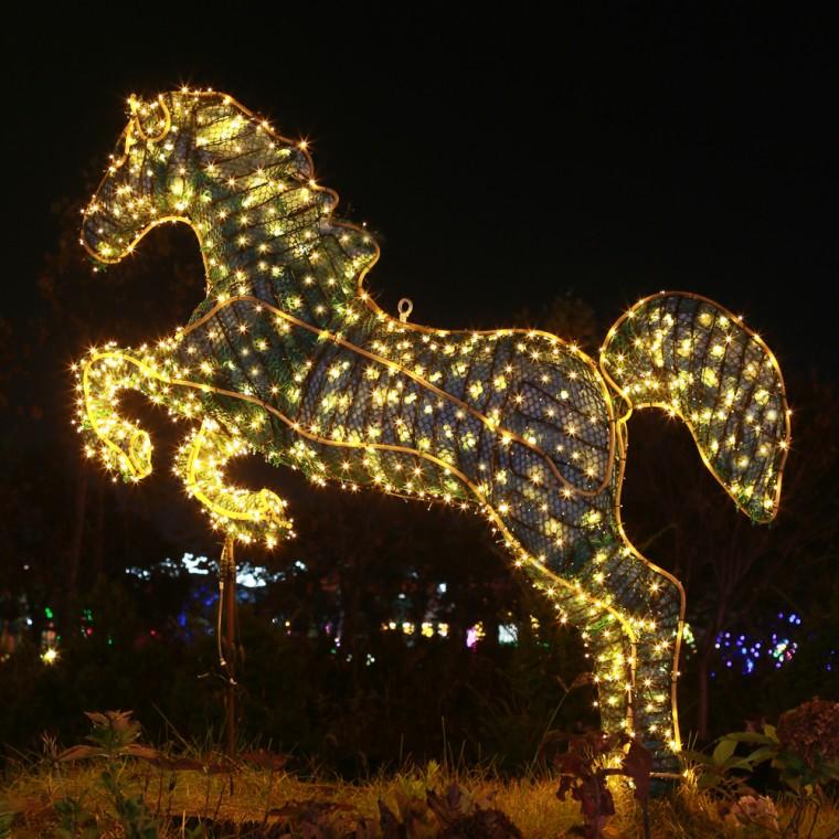 [은하수] 100구 투명선 LED 웜색 지니전구(10M) (전원잭별매) (연결가능) (150cm 500cm트리용)