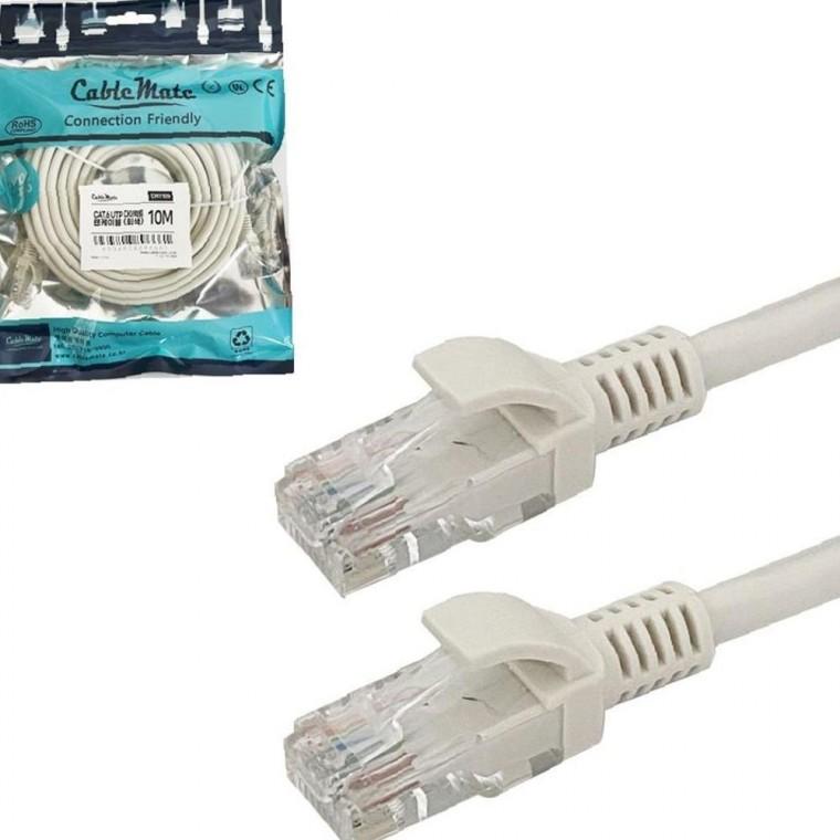 CAT6 모던한 UTP 랜케이블 10M 기가 인터넷 랜선 연장선 연결