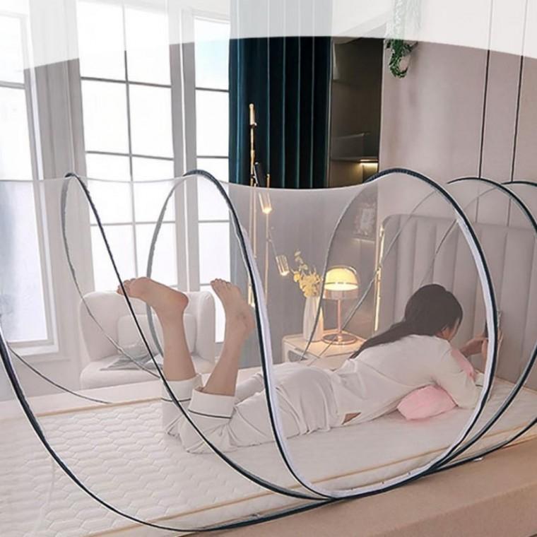 원터치 침대 모기장 아기침대모기장 침대모기장