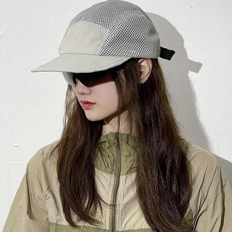 나일론 선명한 캠프캡 메쉬 마라톤 트레일 러닝 테니스 모자