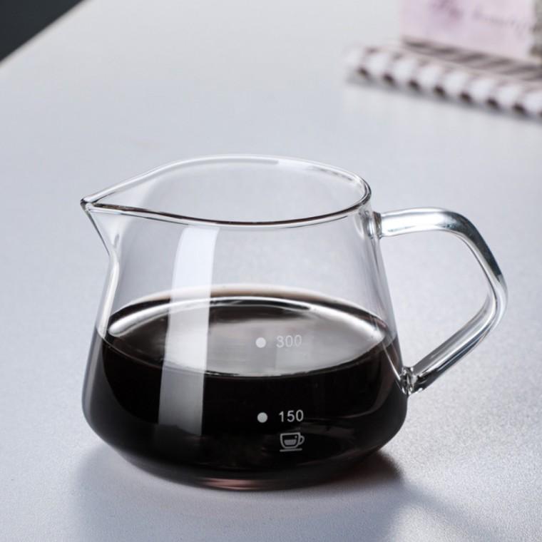 [로하티] 내열유리 핸드드립 커피서버(300ml)/재입고