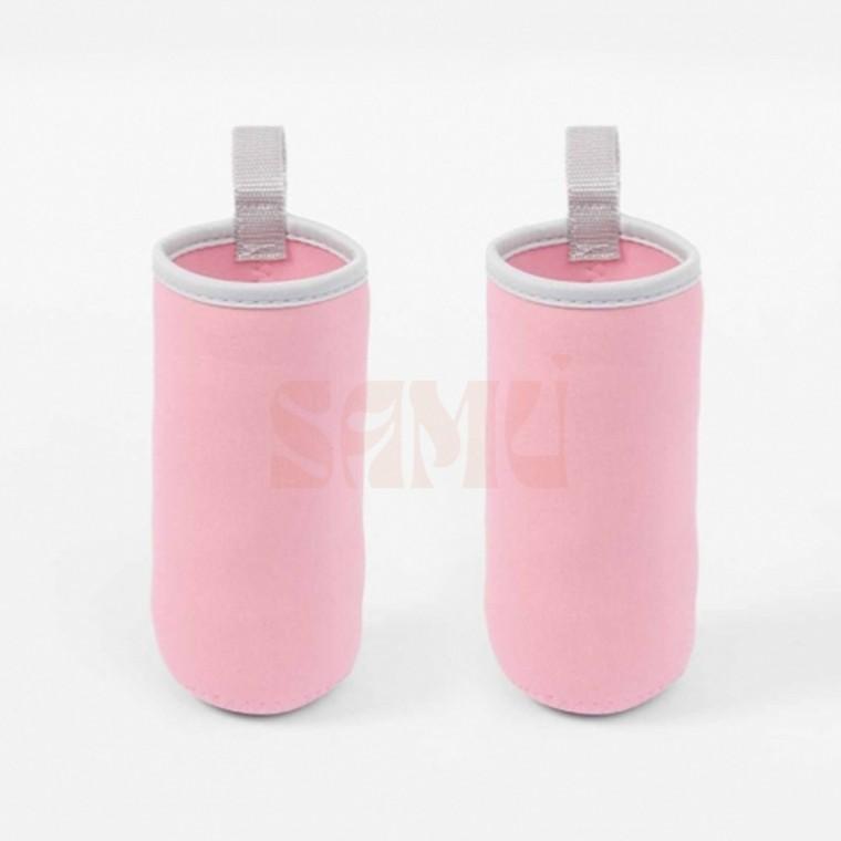 물병 파우치 420ml 핑크색 보냉물병가방 여름물병