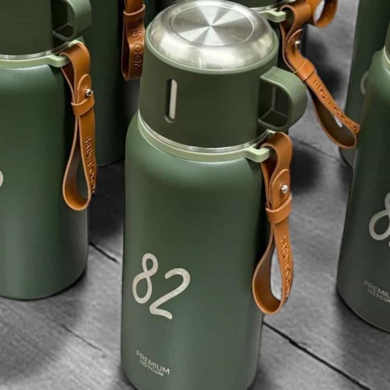 스트랩 보온병 500ml 각인보온병 휴대용스텐물병