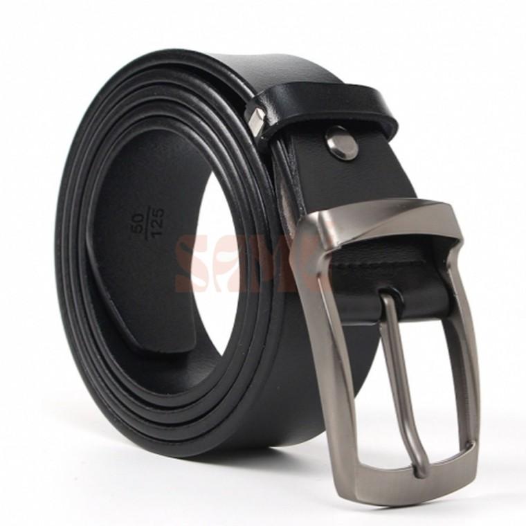 핀버클 소가죽 벨트 블랙 남성캐쥬얼벨트 튼튼한벨트