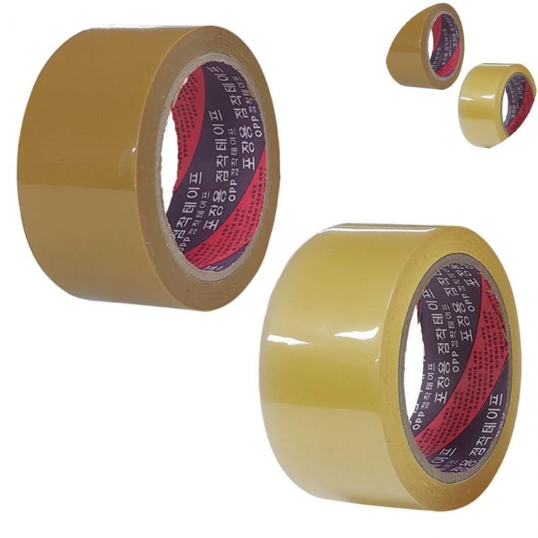 초저온 OPP 박스테이프 48mm x 40M 냉동택배포장테이프 냉동고박스테잎 종이박스테이프