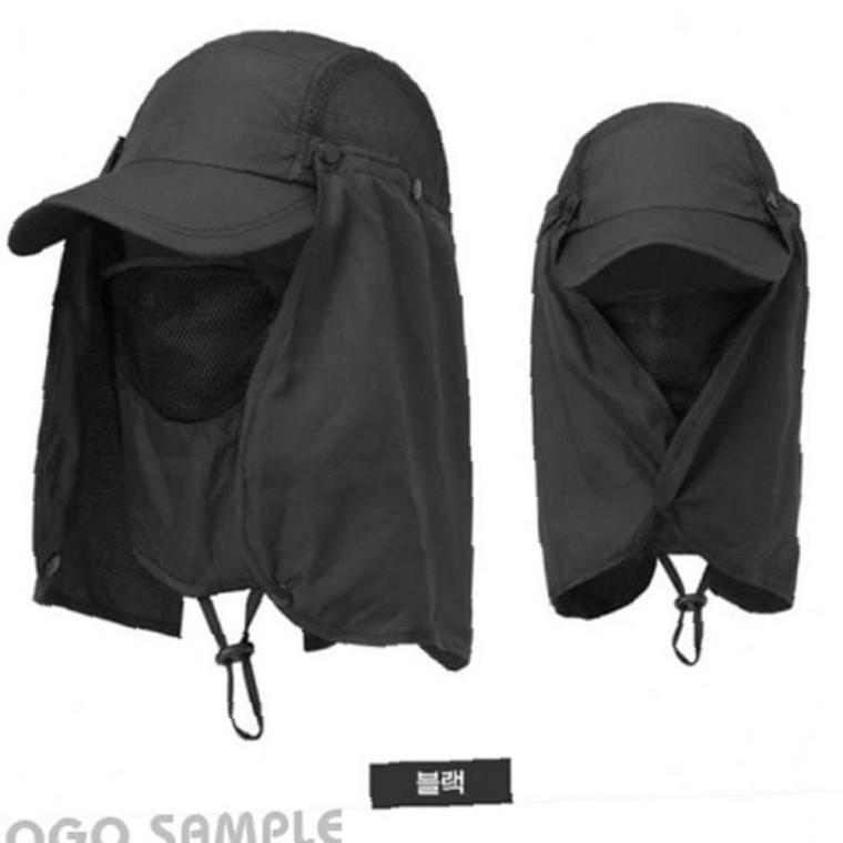 햇빛가리래모자 정밀한 블랙