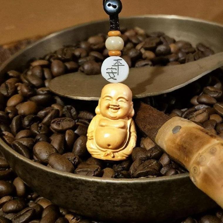 불교 선명한 불상 열쇠고리 키링(포대화상)