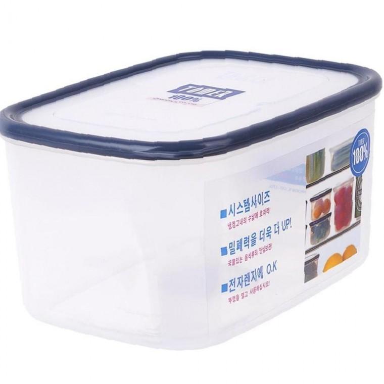 국산 냉장고 차분한 정리 토마 직사각 밀폐 용기 7호 2.8L