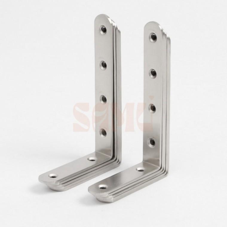 스테인리스 ㄱ자 꺽쇠 125x75mm 대형꺽쇠 스텐꺽쇠